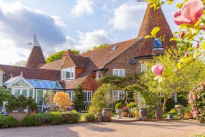 Image of the front of the Oast house