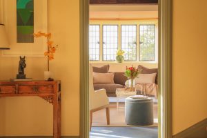 Image of the drawing room from the entrance hall