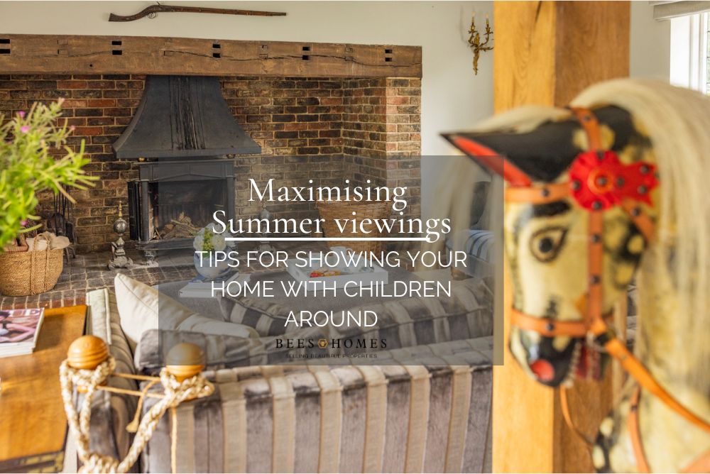 Maximising Summer viewings: Tips for showing your home with children around